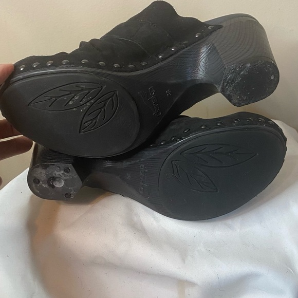 Dansko black suede clogs sz 7.5 - Picture 6 of 9